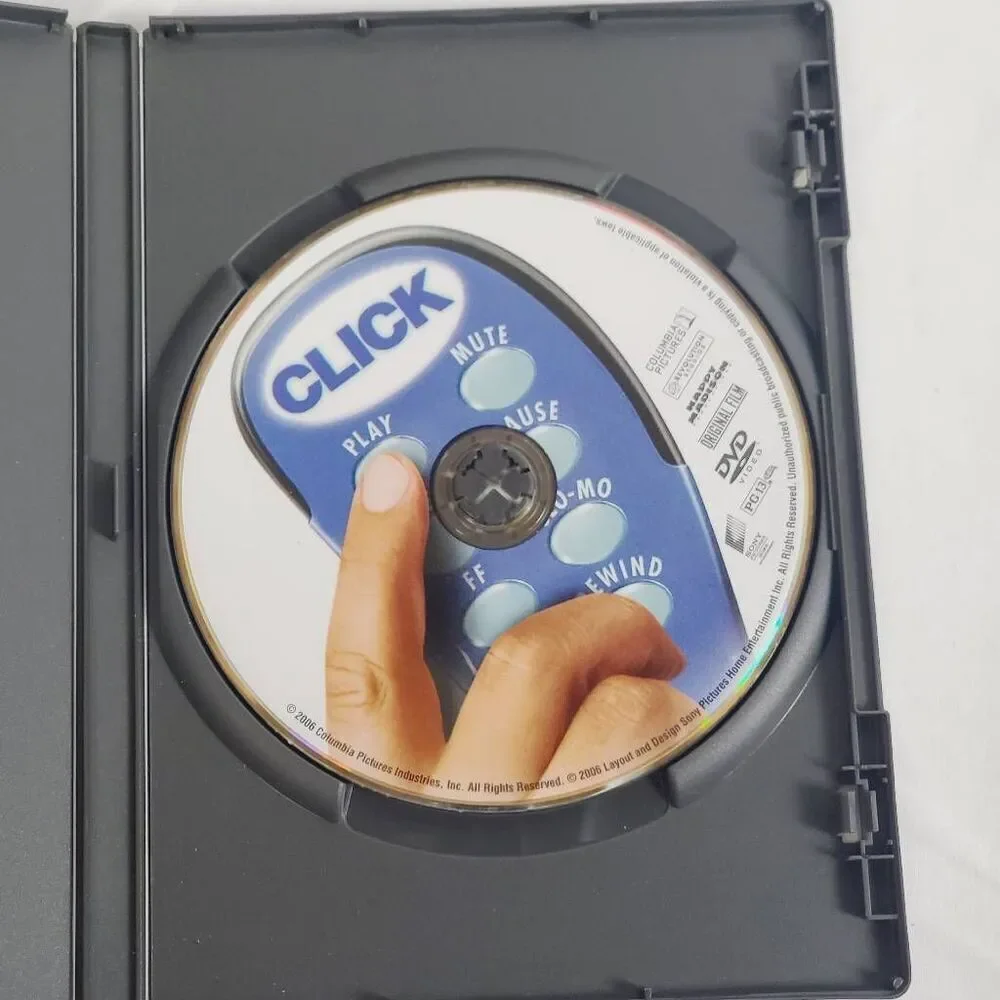 Click DVD Special Edition Adam Sandler Kate Beckinsale Comedy